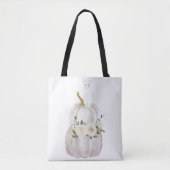 Tote Bag Chat d'Halloween et Citrouille (Devant)
