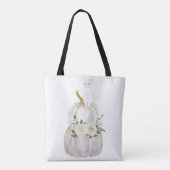 Tote Bag Chat d'Halloween et Citrouille (Dos)