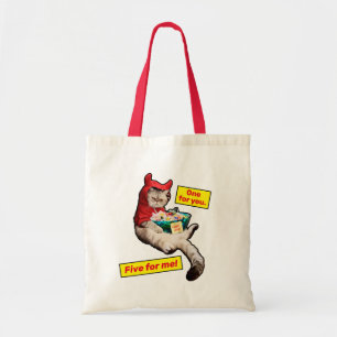 Tote Bag Chat diabolique