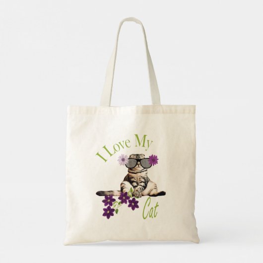 Tote Bag Chat drôle (Dos)
