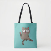 Tote Bag Chat drôle (Devant)
