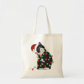 Tote Bag Chat Drôle Cute Catmas (Devant)
