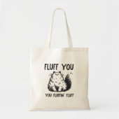 Tote Bag Chat drôle et sarcastique (Devant)