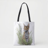 Tote Bag Chat du Bengale (Devant)