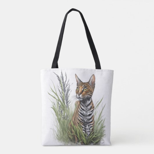 Tote Bag Chat du Bengale (Dos)
