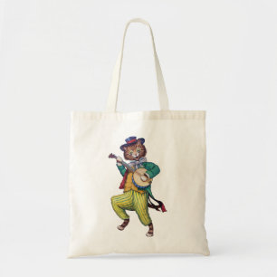 Tote Bag Chat du joueur de banjo (guitare), Louis Wain