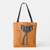 Tote Bag Chat éffrayant - Fourre-tout (Dos)