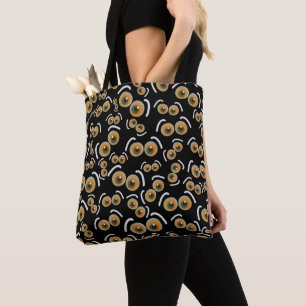 Tote Bag Chat effrayant Halloween Boo Eyes Bat