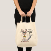 Tote Bag Chat embrouillé par tresse (Devant (produit))