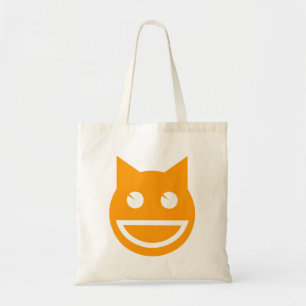 Tote Bag Chat Emoji souriant