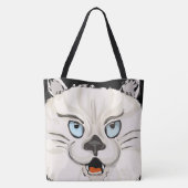 Tote Bag Chat en colère (Dos)