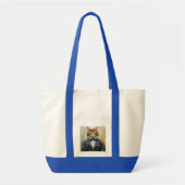 Tote Bag Chat en costume (Devant)