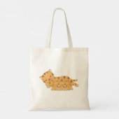 Tote Bag Chat endormi avec chatons tétant (Dos)