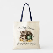 Tote Bag Chat endormi Chat précieux (Dos)
