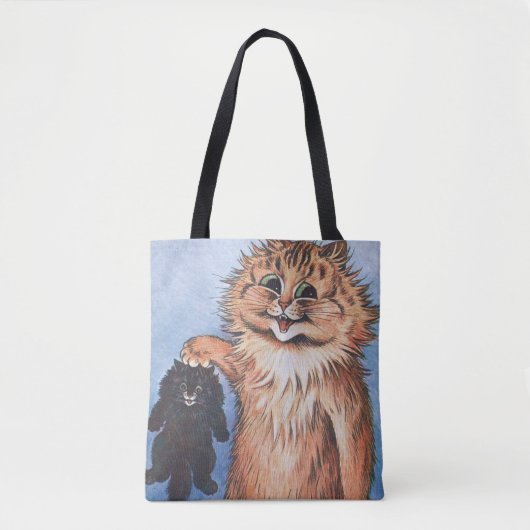 Tote Bag Chat et chatons, Louis Wain (Devant)