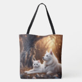 Tote Bag Chat et chien (Dos)