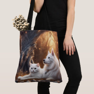Tote Bag Chat et chien