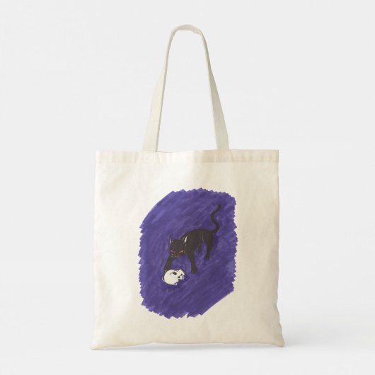 Tote Bag Chat et crâne (Dos)