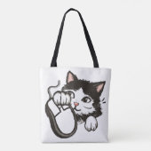 Tote Bag Chat et souris (Dos)