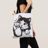Tote Bag Chat et souris (De près)