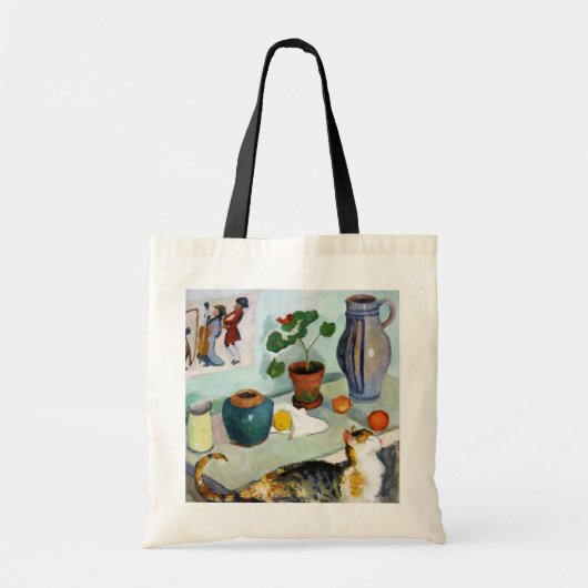 Tote Bag Chat et vie morte, August Macke (Devant)