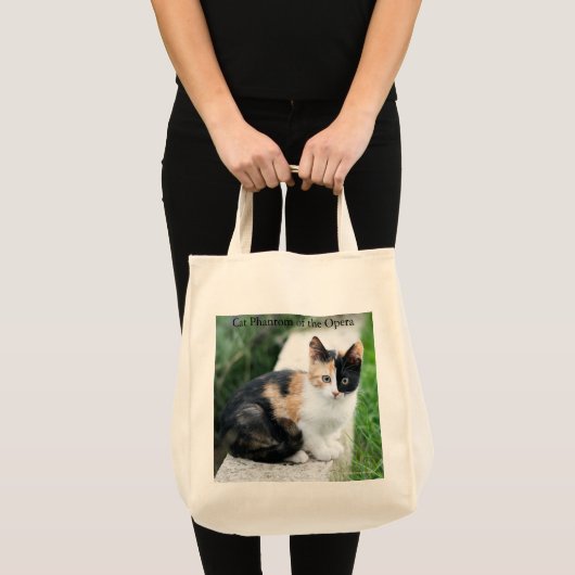 Tote Bag Chat Fantôme de l'Opéra (Devant (produit))
