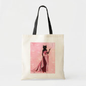 Tote Bag Chat flamand en rose (Devant)