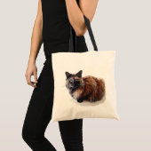 Tote Bag Chat Fourre-tout d'écaille (Devant (produit))