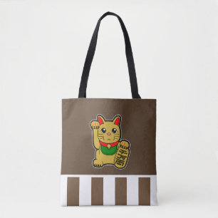 Tote Bag Chat Golden Lucky