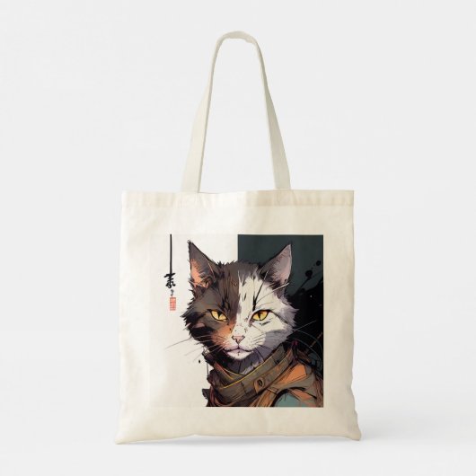 Tote Bag Chat guerrier (Dos)