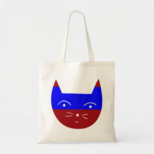 Tote Bag Chat heureux (Devant)
