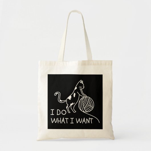 Tote Bag Chat Jouer Fil (Devant)