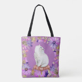 Tote Bag Chat Kitty Blanc (Dos)
