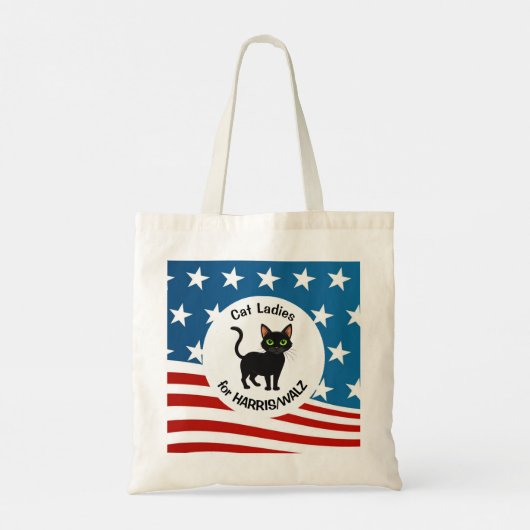 Tote Bag Chat Ladies for Harris/Walz Design (Dos)
