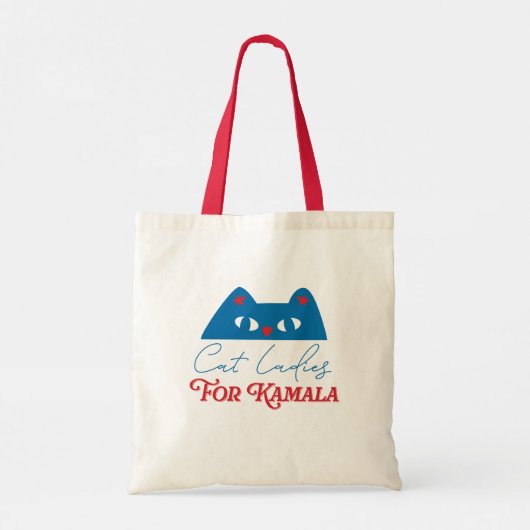 Tote Bag Chat Ladies for Kamala drôle 2024 (Dos)