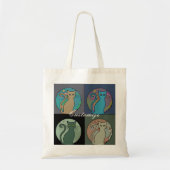 Tote Bag Chat Lady Multi Chats assis Thunder_Cove (Devant)