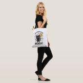 Tote Bag Chat magique Lune (Sur le modèle)