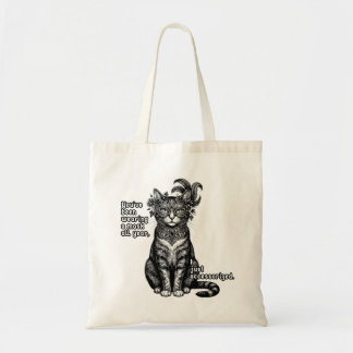 Tote Bag Chat Masqué
