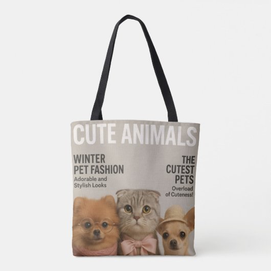 Tote Bag chat mignon (Dos)