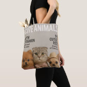 Tote Bag chat mignon (De près)