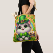 Tote Bag Chat mignon/chaton Saint Patrick's Day (De près)