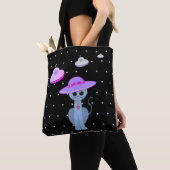 Tote Bag Chat mignon dans un chapeau (De près)