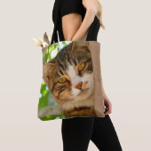 Tote Bag Chat mignon grimpant à un arbre (De près)