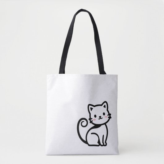 Tote Bag Chat Mignon Simple (Devant)