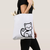 Tote Bag Chat Mignon Simple (De près)