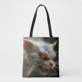 Tote Bag Chat monstre (Devant)