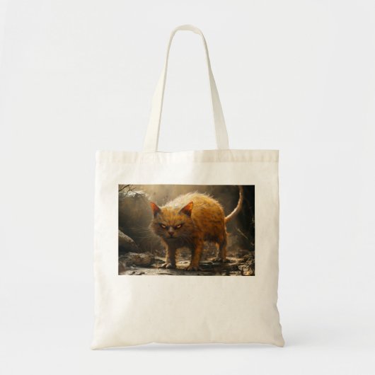 Tote Bag Chat monstre (Devant)
