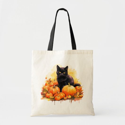 Tote Bag Chat noir (Devant)