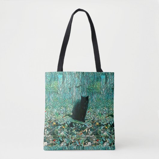 Tote Bag Chat noir (Devant)