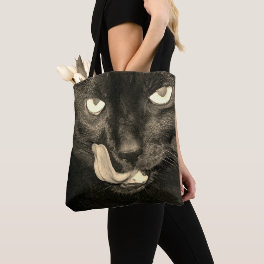 Tote Bag Chat noir (De près)